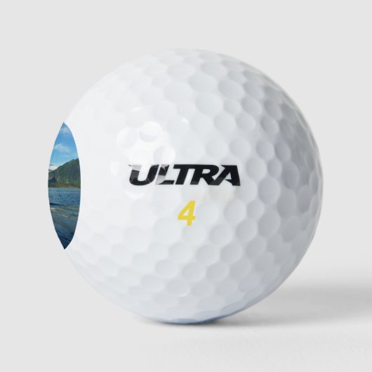 Mendenhall See Juneau Alaska Landschaft Golfball (Logo)