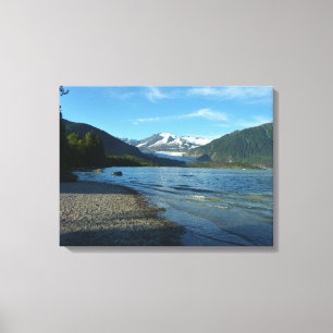 Mendenhall See Juneau Alaska Landschaft Leinwanddruck