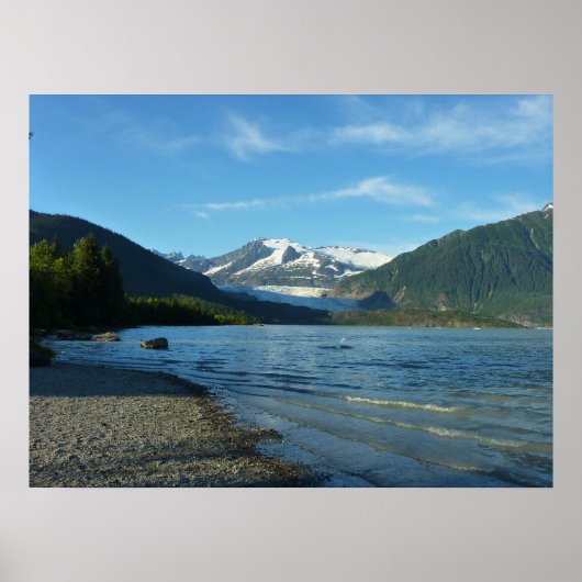 Mendenhall See Juneau Alaska Landschaft Poster (Vorne)
