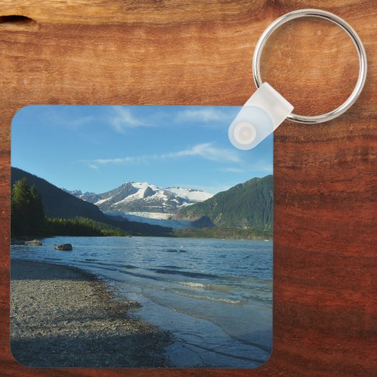 Mendenhall See Juneau Alaska Landschaft Schlüsselanhänger (Rückseite)