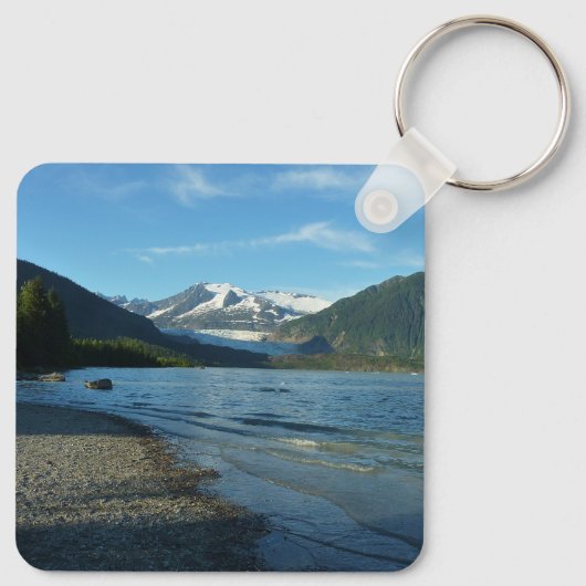 Mendenhall See Juneau Alaska Landschaft Schlüsselanhänger (Rückseite)