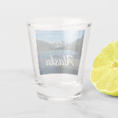 Mendenhall See Juneau Alaska Landschaft Schnapsglas (Rückseite)