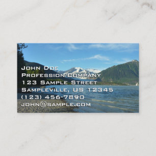 Mendenhall See Juneau Alaska Landschaft Visitenkarte