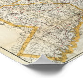 Mendenhall's Guide, Road Map Connecticut Poster (Ecke)