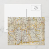 Mendenhall's Guide, Road Map Connecticut Postkarte (Vorne/Hinten)