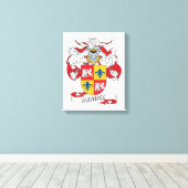 Mendez Familienwappen Leinwanddruck (Insitu (Holzboden))