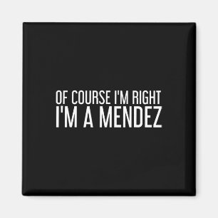 Mendez Gift Funny Familiennamen Familienhaus Gebur Magnet
