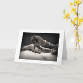 Mendhi Hennastrauch-Gruß-Karte (mit Grenze) Karte (Gelbe Blume)