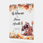 Mendhi-Zeichen Acrylschild (Winkel)