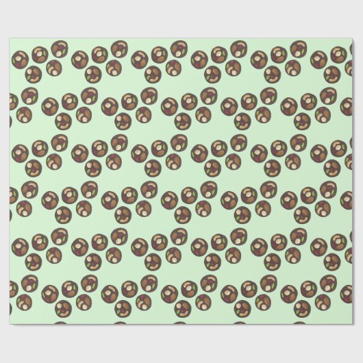 Mendiants French Chocolates Chocolatier Geschenkpapier (Flach)