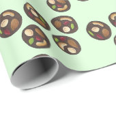 Mendiants French Chocolates Chocolatier Geschenkpapier (Rolleneckpunkt)