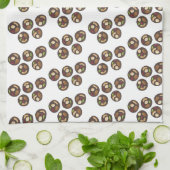 Mendiants French Chocolates Chocolatier Geschirrtuch (Gefaltet)