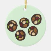 Mendiants French Chocolates Chocolatier Keramik Ornament (Vorne)