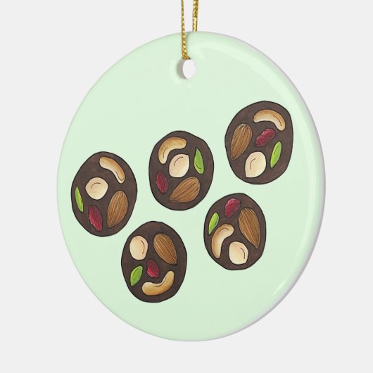 Mendiants French Chocolates Chocolatier Keramik Ornament (Links)