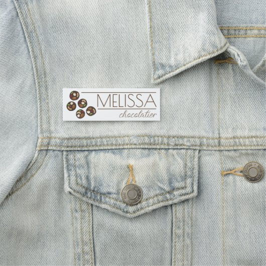 Mendiants French Chocolates Chocolatier Namensschild (Beispiel)