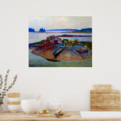 Mending Traps Martinsville Maine N.C. Wyeth 1934 Poster (Küche)