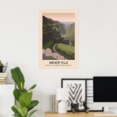 Mendip Hills AONB Reiseplakat Poster (Heimbüro)