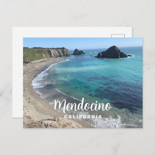 Mendocino California Küste Postkarte (Vorne/Hinten)
