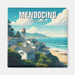 Mendocino California Travel Magnet
