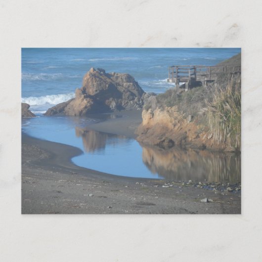 Mendocino Coast Beach Postkarte (Vorderseite)