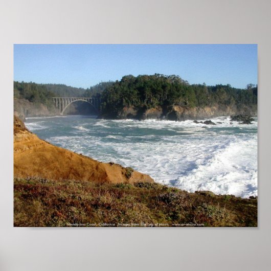 Mendocino Coast, Kalifornien Poster (Vorne)