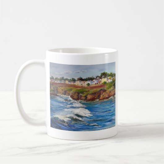 Mendocino Dorf Kaffeetasse (Links)