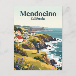 Mendocino Kalifornien Postkarte