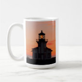 Mendocino Lighthouse Sunset Kaffeetasse (Links)