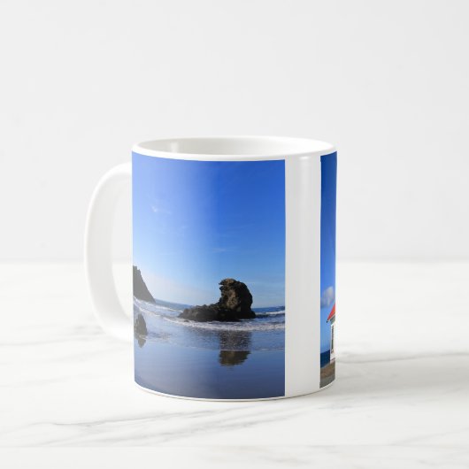Mendocino Lighthouse Tasse (Vorderseite Links)