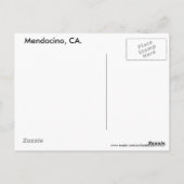 Mendocino Postkarte (Rückseite)
