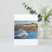 Mendocino Village Postkarte (Stehend Vorderseite)