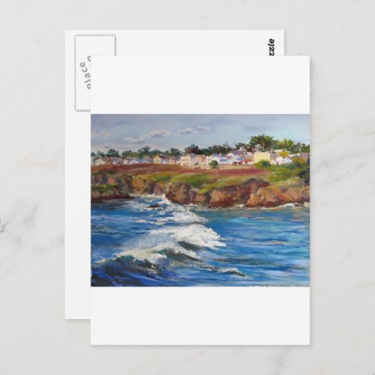 Mendocino Village Postkarte (Vorne/Hinten)