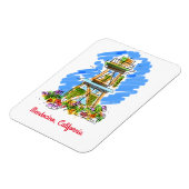 Mendocino Wasserturm Magnet (Linke Seite)