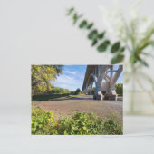 Mendota Brücke durch Formenschneckenpark Postkarte (Stehend Vorderseite)