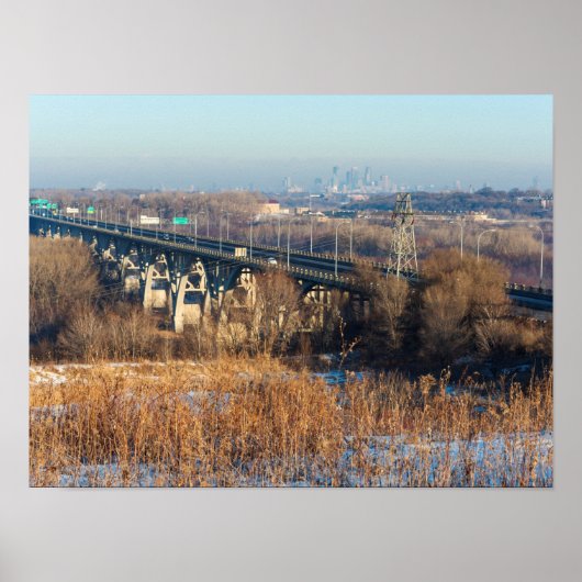 Mendota-Brücke über das Minnesota-Tal Poster (Vorne)