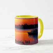 Mendota-See, WI, Tasse (VorderseiteRechts)