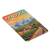 Mendoza Argentina Travel Magnet (Rechte Seite)