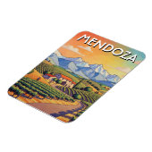 Mendoza Argentina Travel Magnet (Linke Seite)