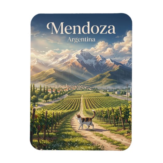 Mendoza Argentinien Magnet (Vertikal)