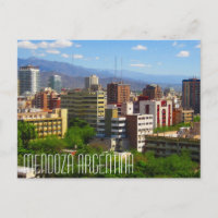 Mendoza Argentinien Postcard