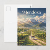 Mendoza Argentinien Postkarte (Vorne/Hinten)
