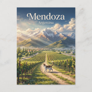 Mendoza Argentinien Postkarte
