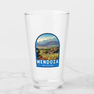 Mendoza Argentinien Reise Kunst Vintage Glas