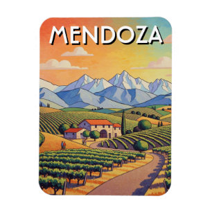 Mendoza Argentinien Reise Magnet