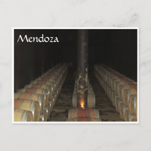 Mendoza-Barrels Postkarte