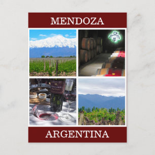 Mendoza-Collage Postkarte