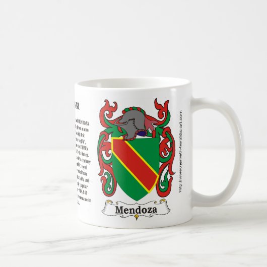 Mendoza Familienwappen auf einer Tasse (Rechts)