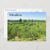 Mendoza grün postkarte (Vorne/Hinten)