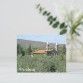 Mendoza-Kirche Postkarte (Stehend Vorderseite)