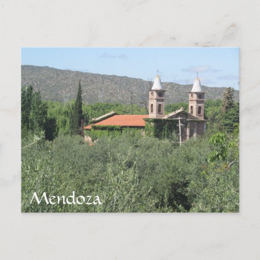 Mendoza-Kirche Postkarte (Vorderseite)